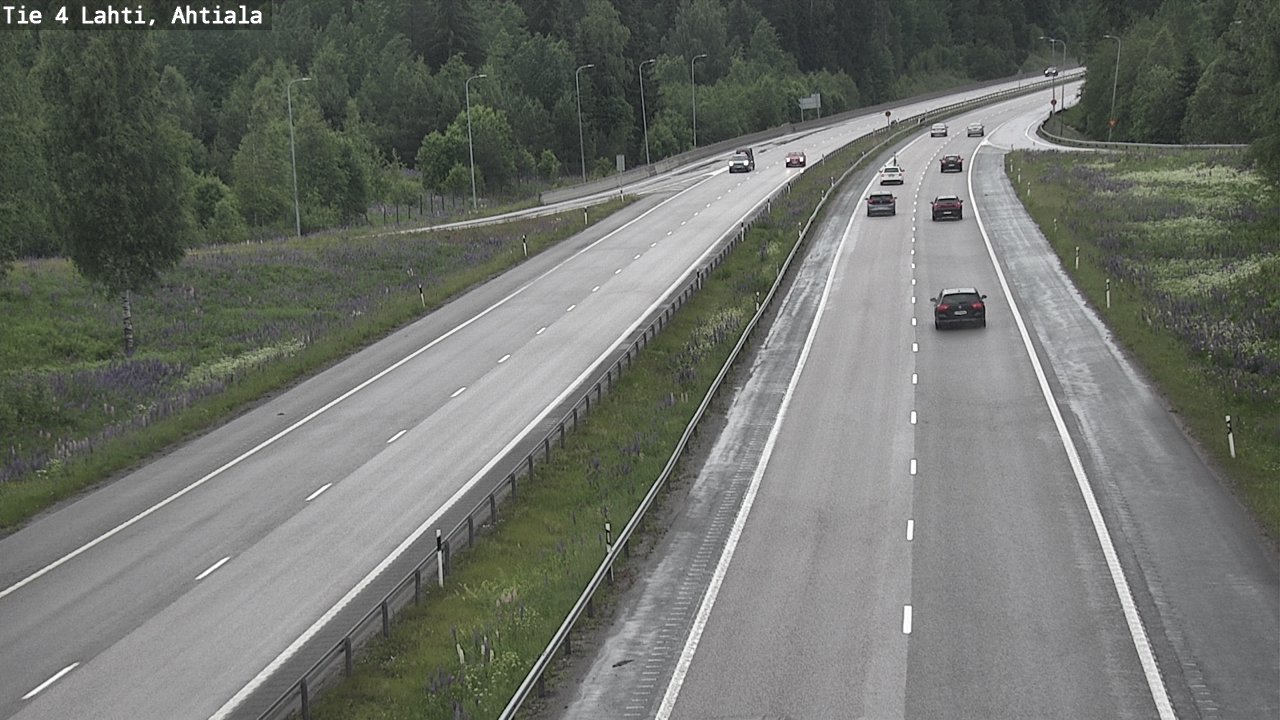 Weather Camera Image Väg 4 Lahti,, Lahti, Päijät-Häme