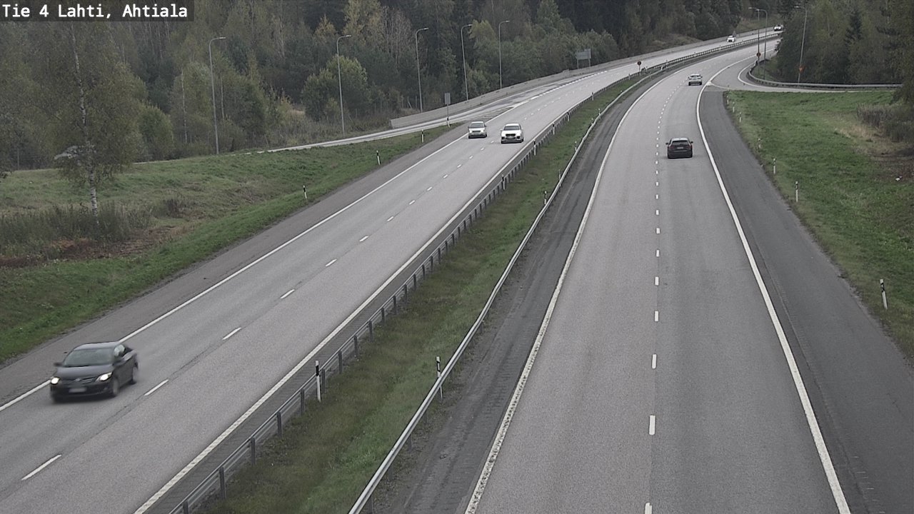 Weather Camera Image Väg 4 Lahti,, Lahti, Päijät-Häme