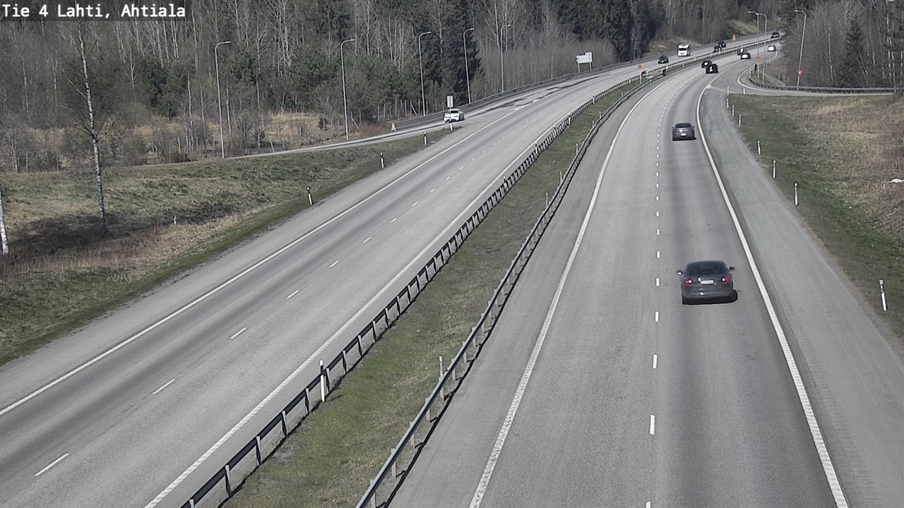 Weather Camera Image Väg 4 Lahti,, Lahti, Päijät-Häme