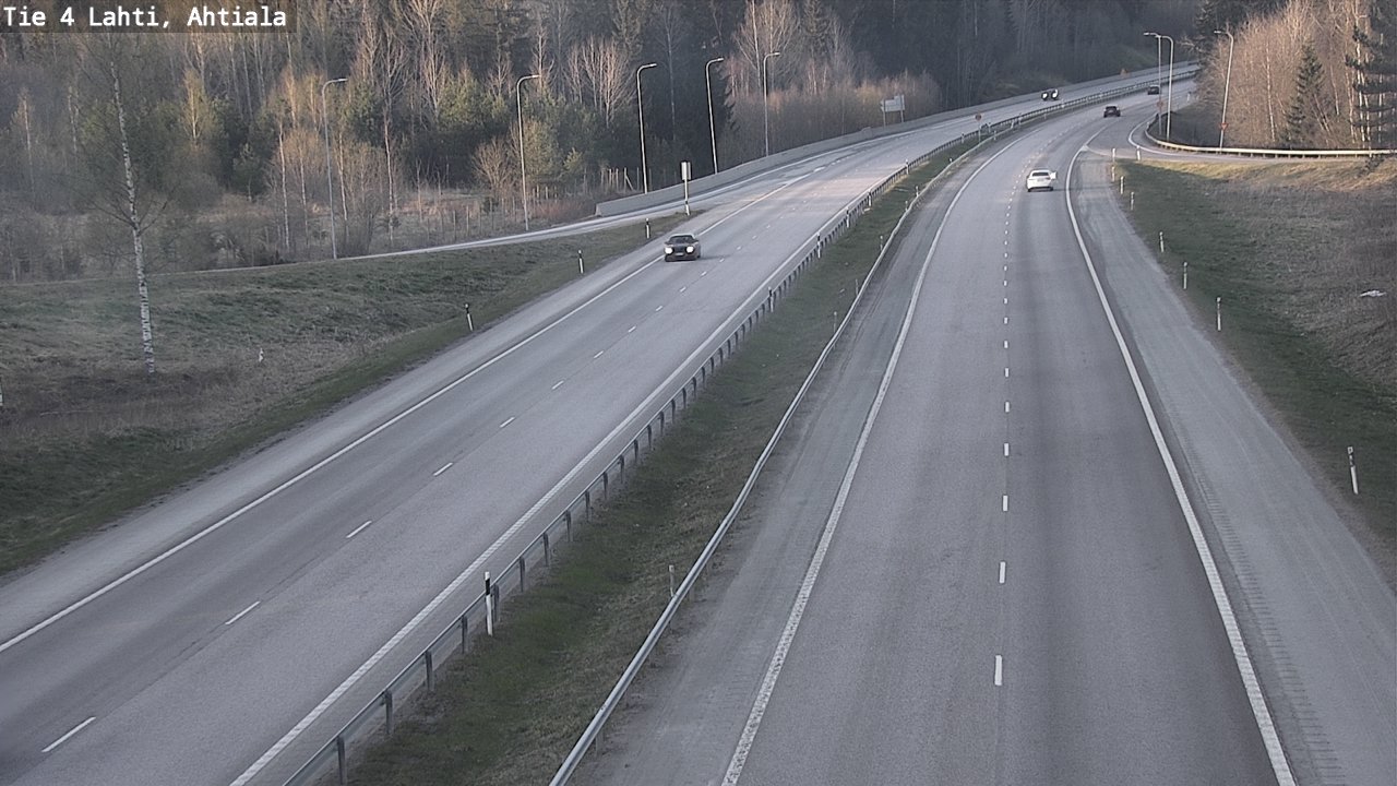 Weather Camera Image Väg 4 Lahti,, Lahti, Päijät-Häme