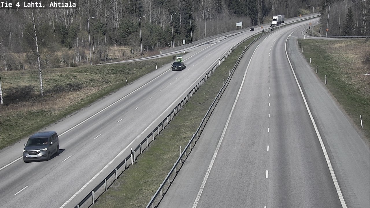 Weather Camera Image Väg 4 Lahti,, Lahti, Päijät-Häme