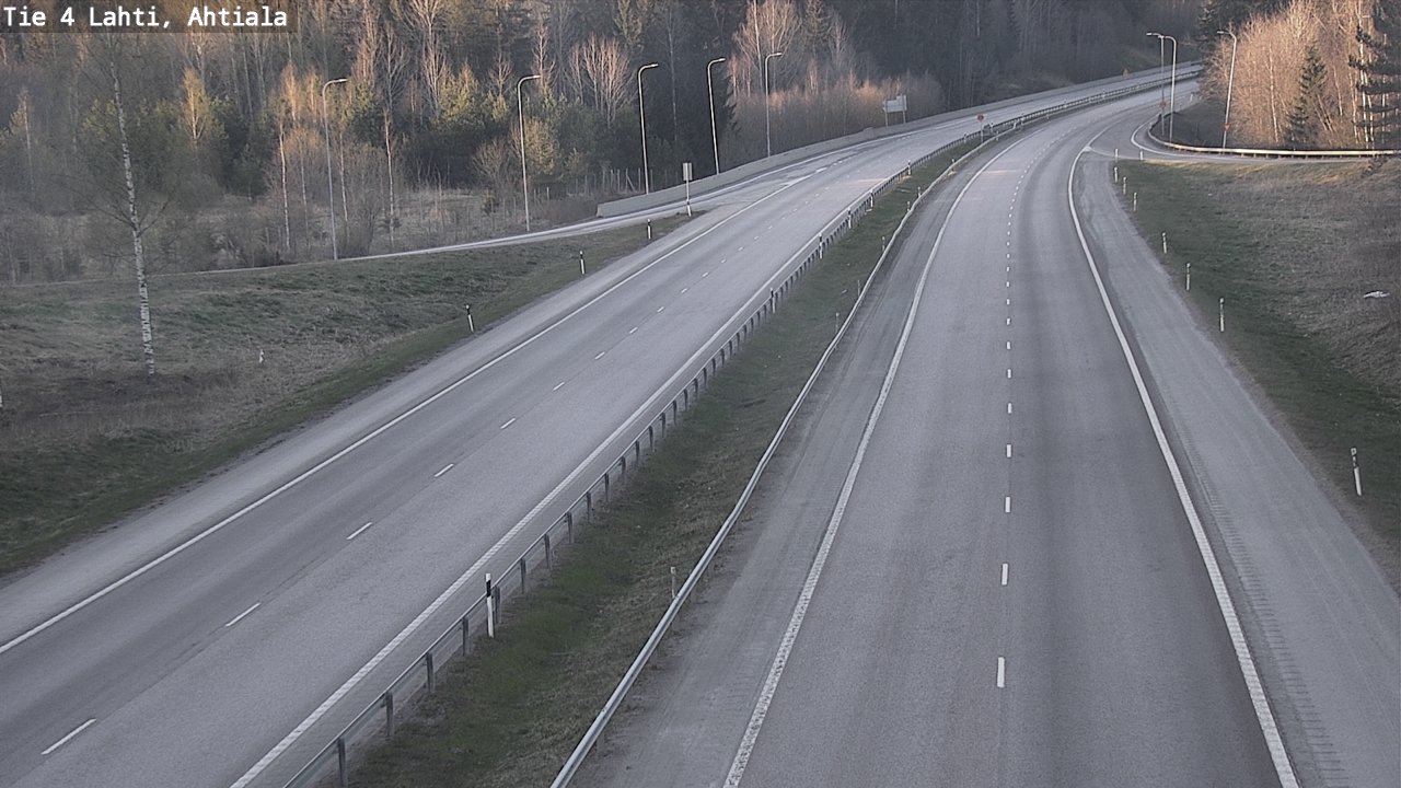 Weather Camera Image Väg 4 Lahti,, Lahti, Päijät-Häme