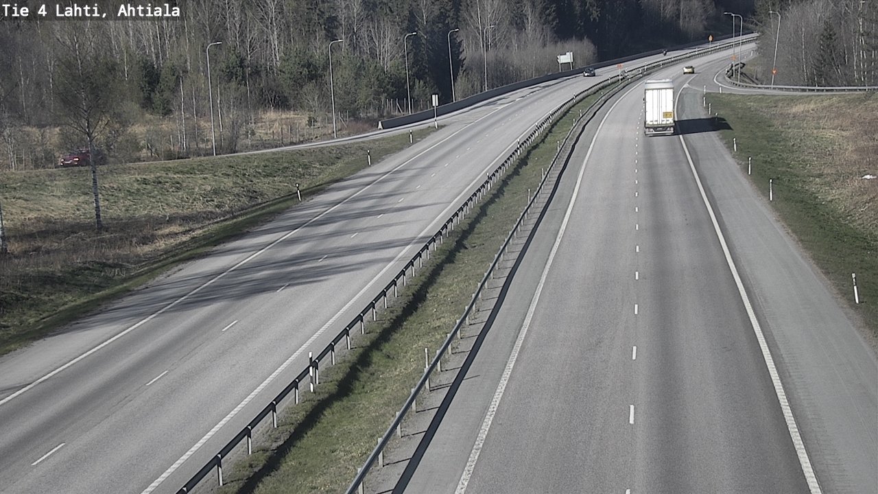 Weather Camera Image Väg 4 Lahti,, Lahti, Päijät-Häme