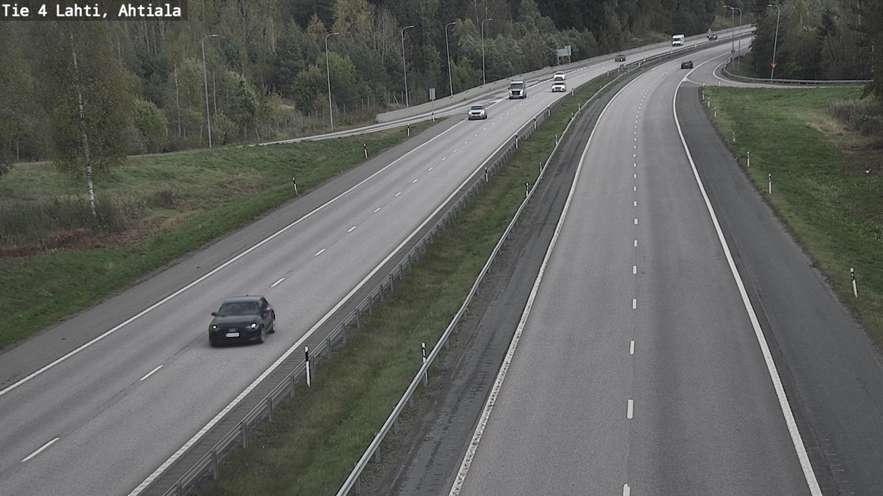 Weather Camera Image Väg 4 Lahti,, Lahti, Päijät-Häme
