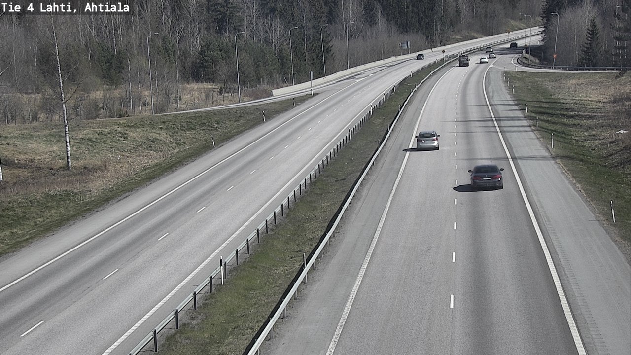 Weather Camera Image Väg 4 Lahti,, Lahti, Päijät-Häme