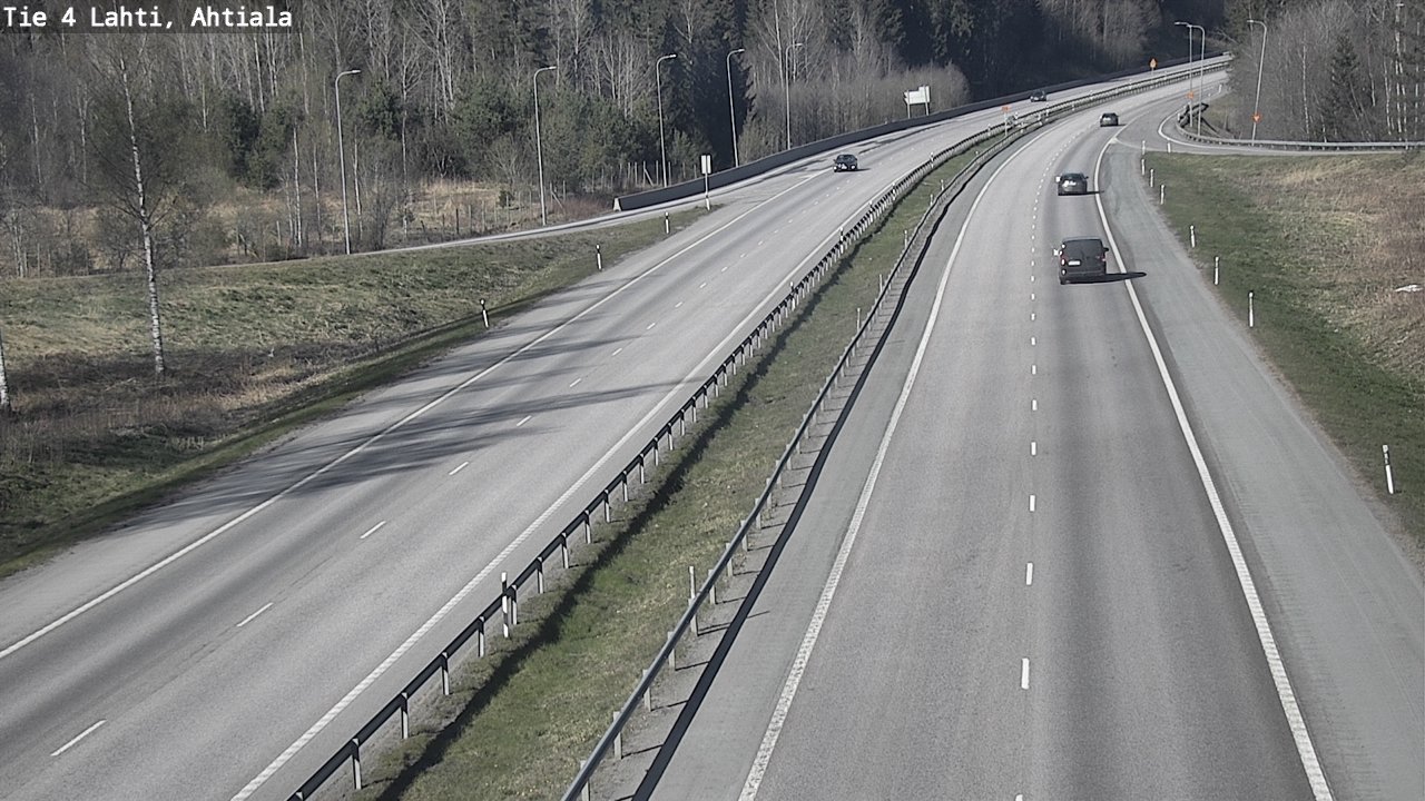 Weather Camera Image Väg 4 Lahti,, Lahti, Päijät-Häme