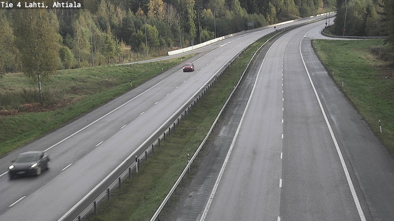 Weather Camera Image Väg 4 Lahti,, Lahti, Päijät-Häme