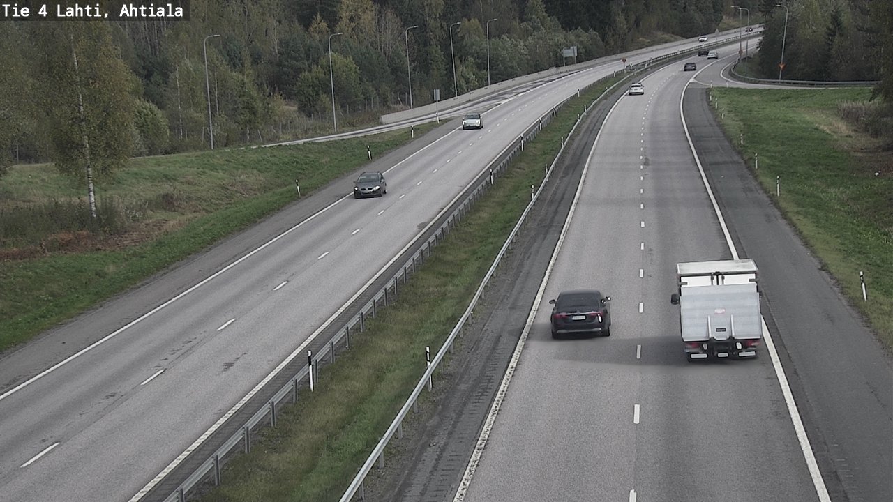 Weather Camera Image Väg 4 Lahti,, Lahti, Päijät-Häme