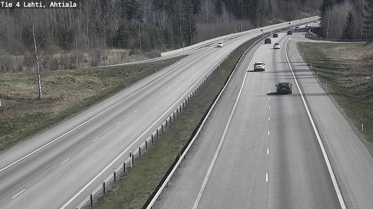Weather Camera Image Väg 4 Lahti,, Lahti, Päijät-Häme