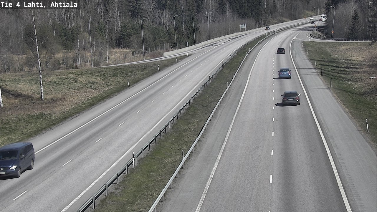 Weather Camera Image Väg 4 Lahti,, Lahti, Päijät-Häme