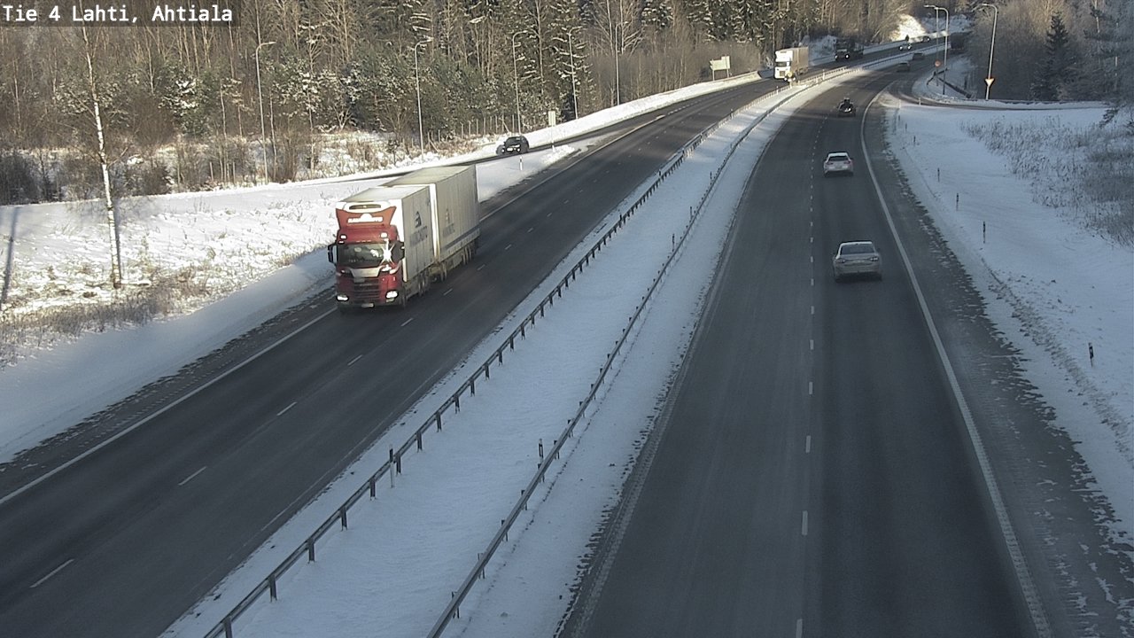 Weather Camera Image Road 4 Lahti, Ahtiala, Lahti, Päijät-Häme