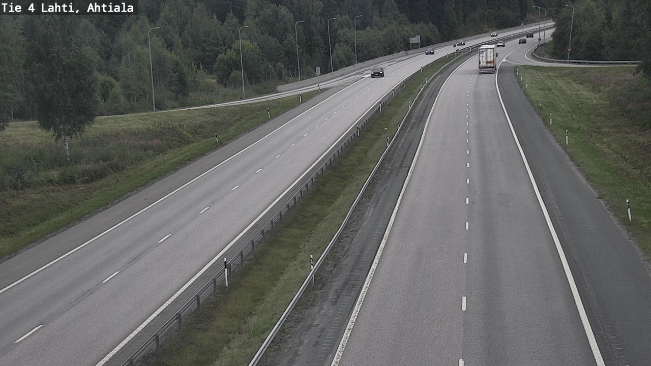 Weather Camera Image Road 4 Lahti, Ahtiala, Lahti, Päijät-Häme