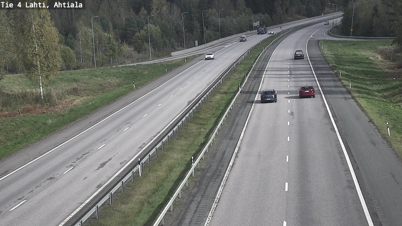 Weather Camera Image Väg 4 Lahti,, Lahti, Päijät-Häme