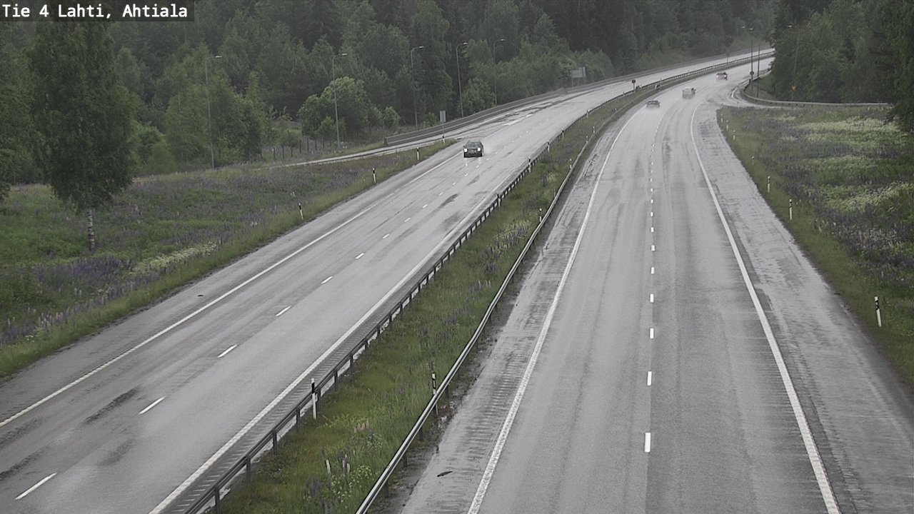 Weather Camera Image Väg 4 Lahti,, Lahti, Päijät-Häme