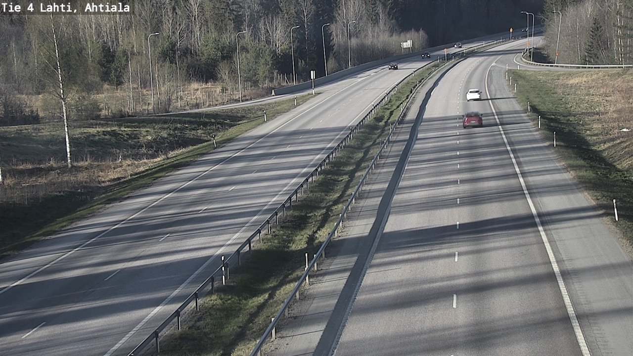 Weather Camera Image Väg 4 Lahti,, Lahti, Päijät-Häme