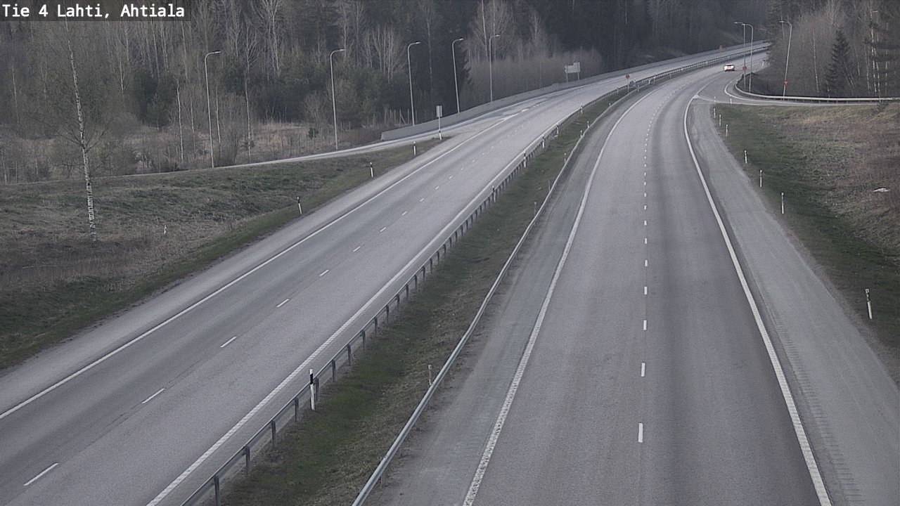 Weather Camera Image Väg 4 Lahti,, Lahti, Päijät-Häme