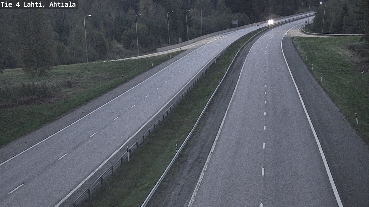 Weather Camera Image Väg 4 Lahti,, Lahti, Päijät-Häme