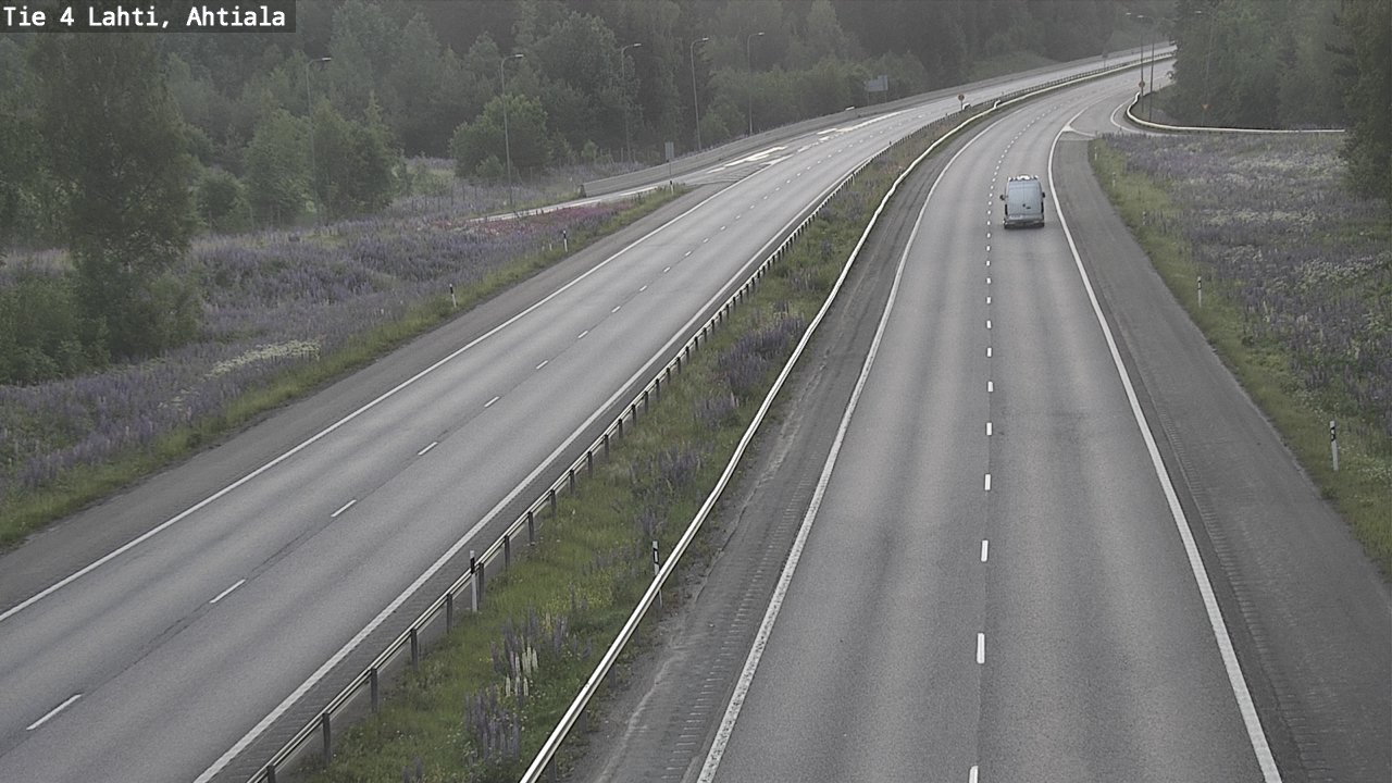 Weather Camera Image Road 4 Lahti, Ahtiala, Lahti, Päijät-Häme