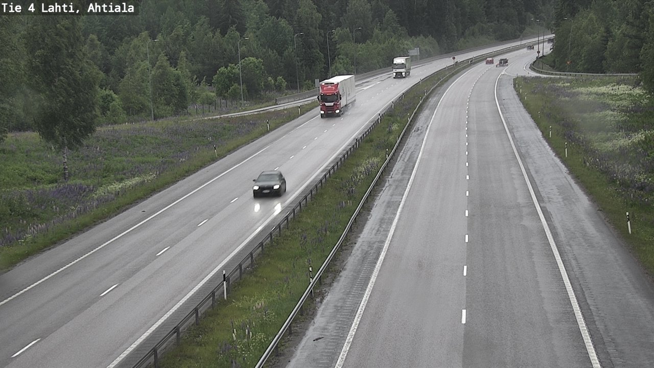 Weather Camera Image Väg 4 Lahti,, Lahti, Päijät-Häme