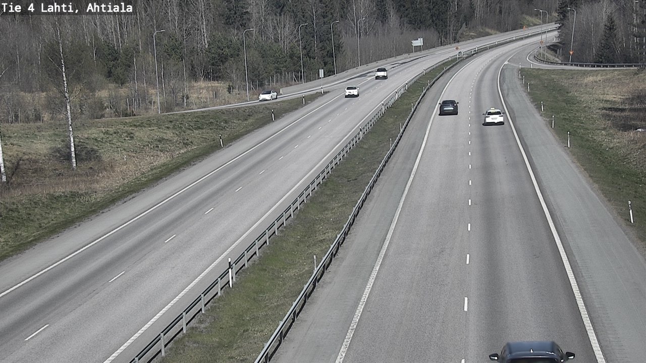 Weather Camera Image Väg 4 Lahti,, Lahti, Päijät-Häme