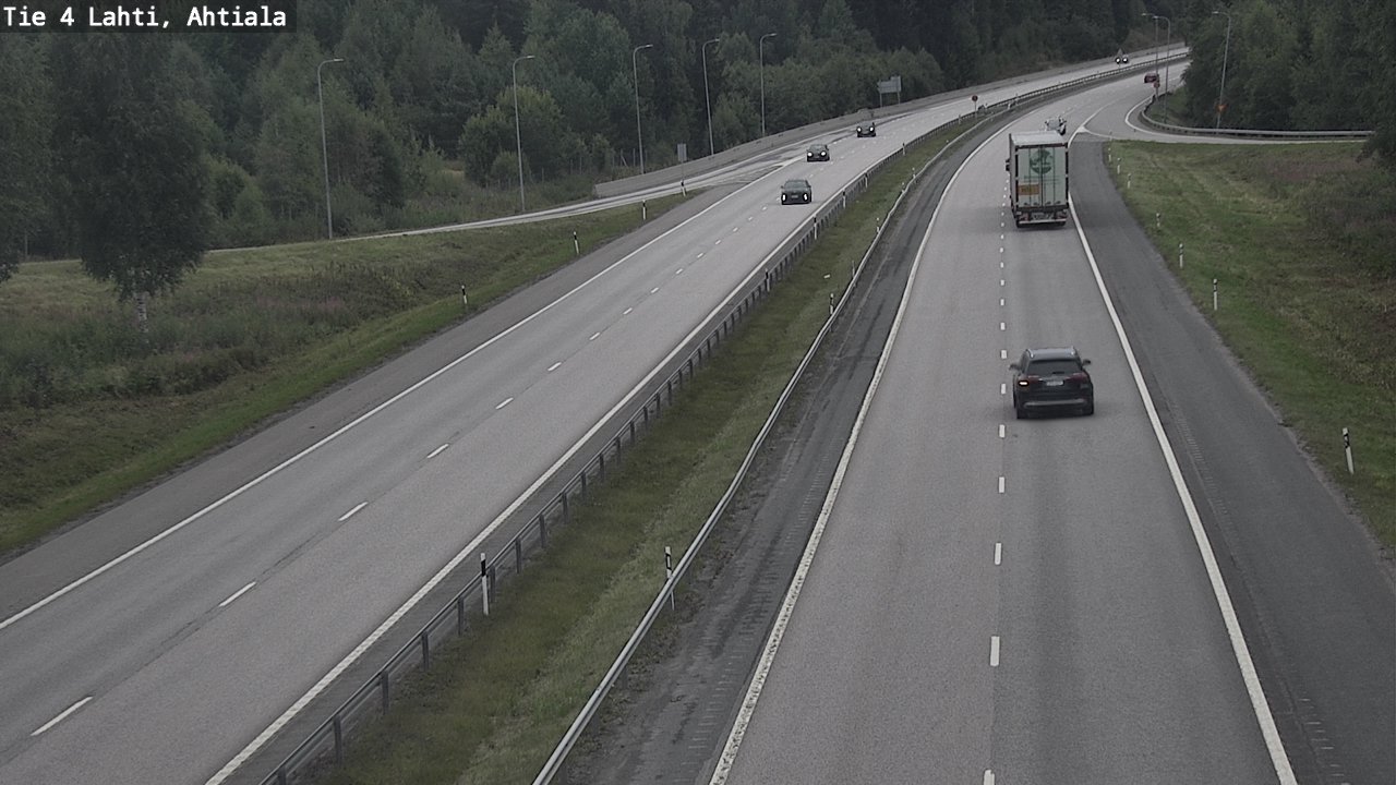 Weather Camera Image Road 4 Lahti, Ahtiala, Lahti, Päijät-Häme