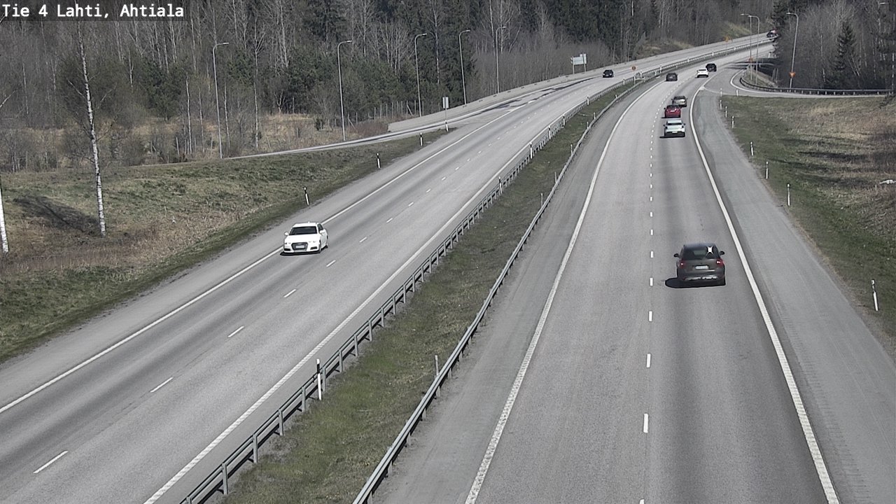 Weather Camera Image Väg 4 Lahti,, Lahti, Päijät-Häme