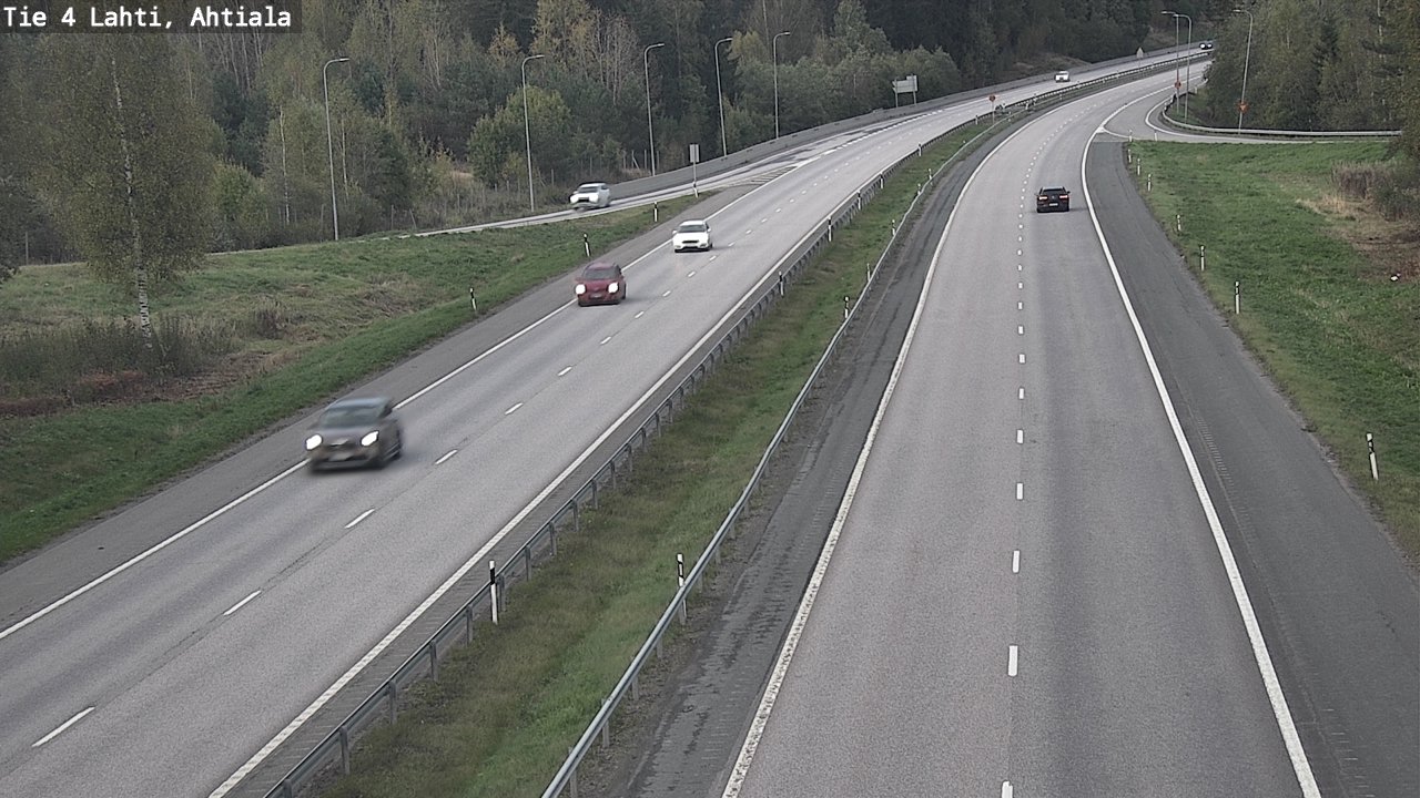 Weather Camera Image Väg 4 Lahti,, Lahti, Päijät-Häme