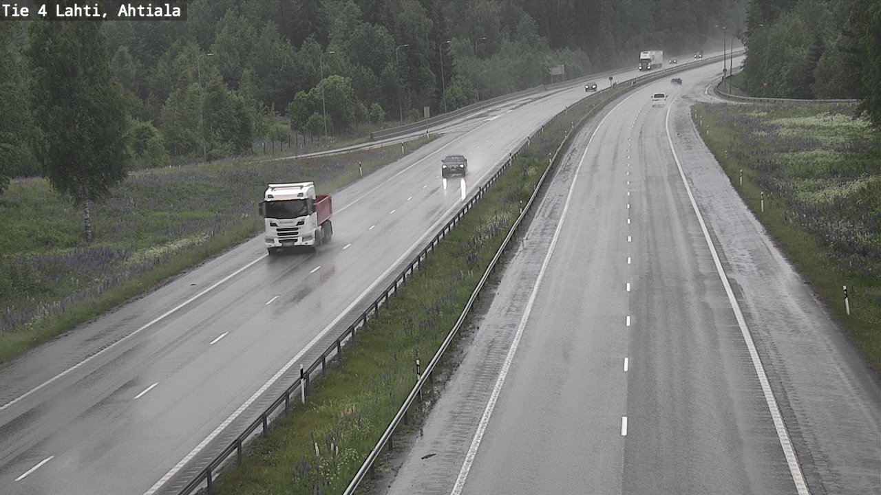 Weather Camera Image Väg 4 Lahti,, Lahti, Päijät-Häme