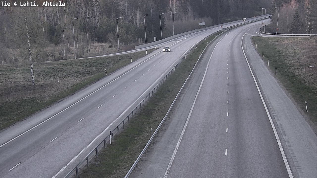 Weather Camera Image Väg 4 Lahti,, Lahti, Päijät-Häme