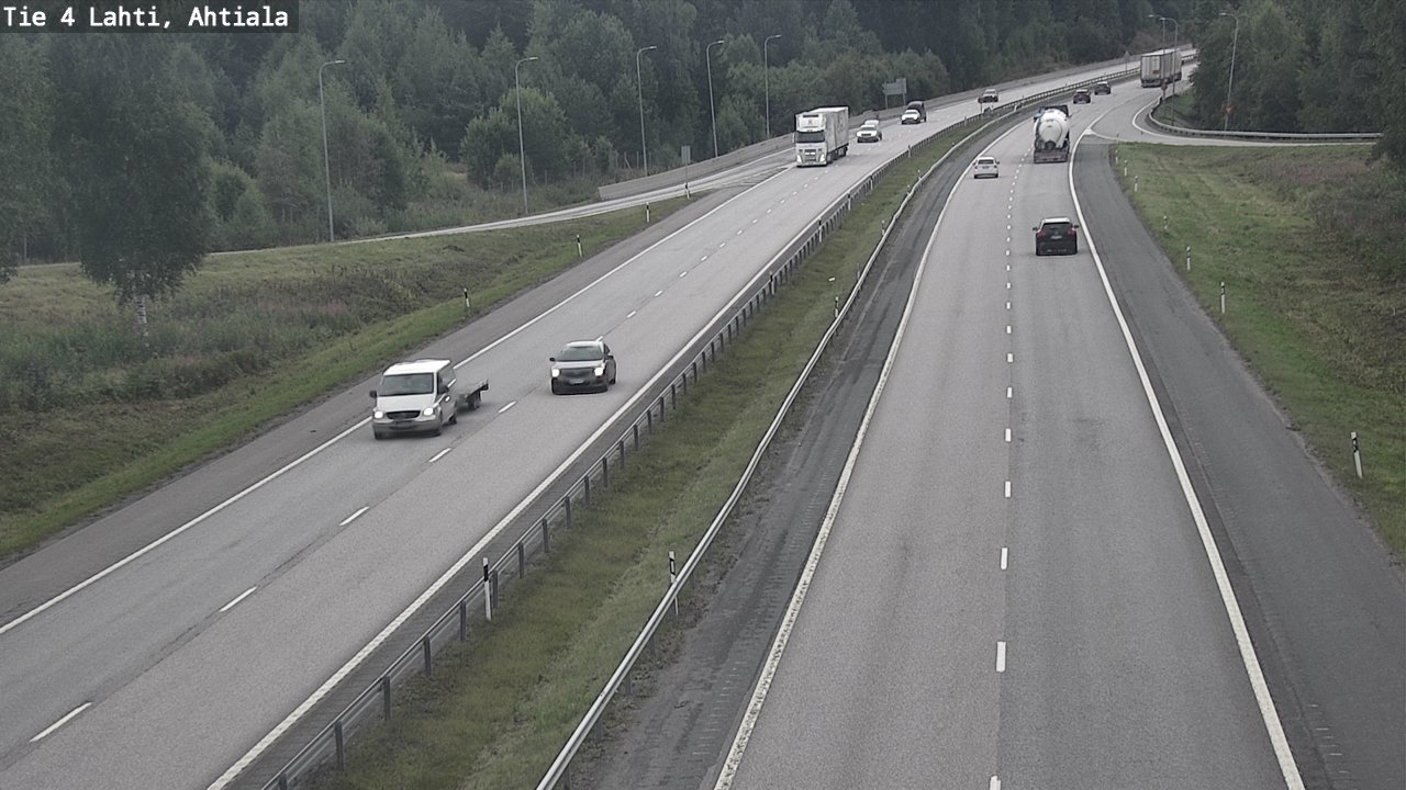 Weather Camera Image Road 4 Lahti, Ahtiala, Lahti, Päijät-Häme