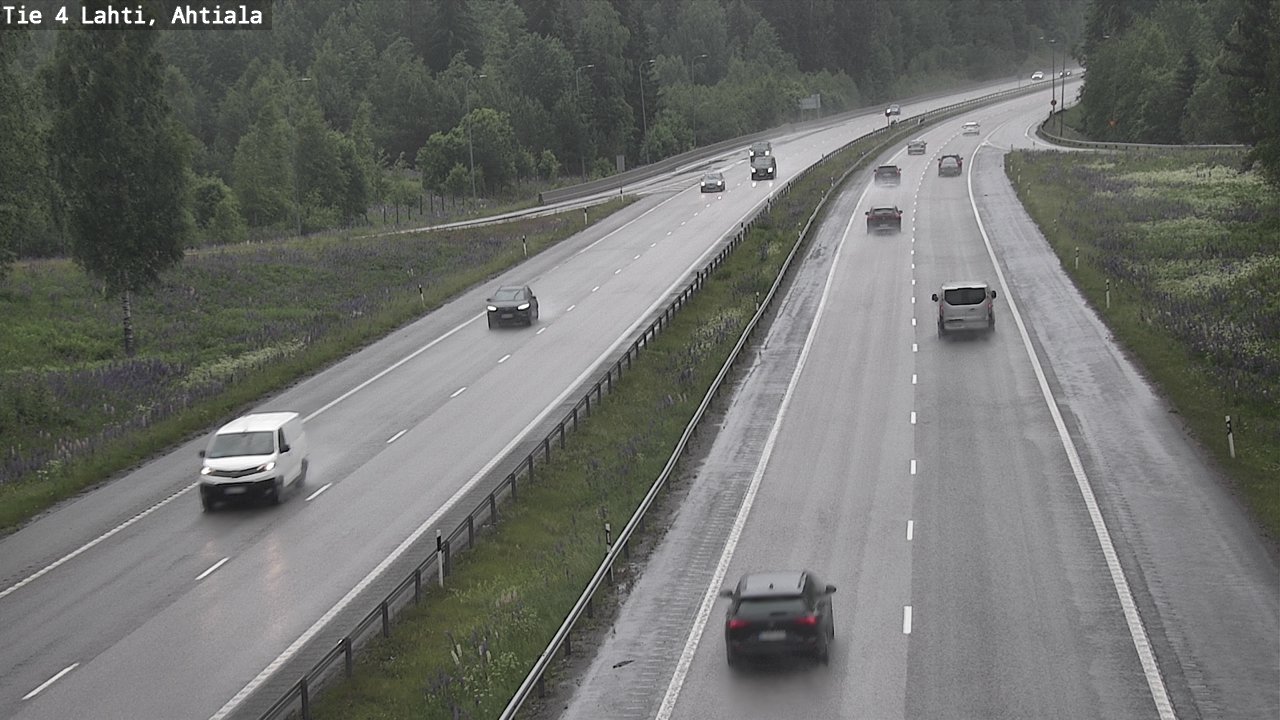 Weather Camera Image Väg 4 Lahti,, Lahti, Päijät-Häme
