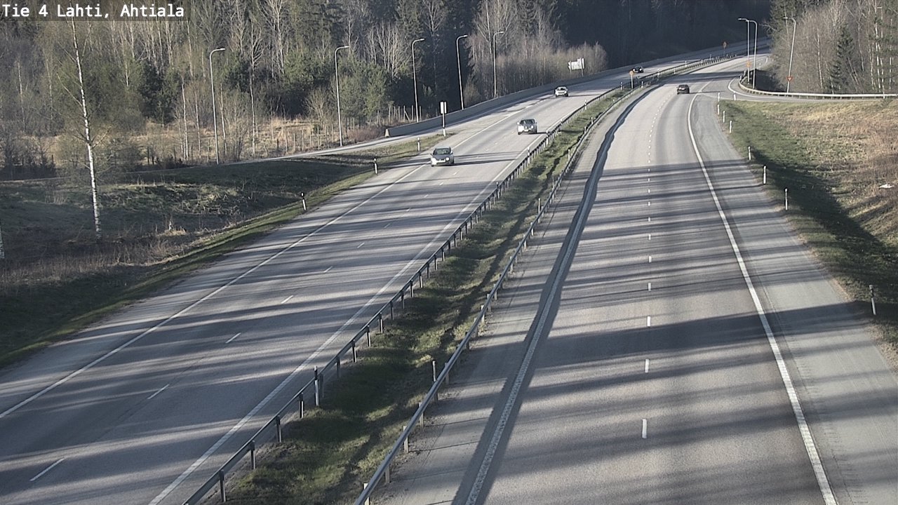 Weather Camera Image Väg 4 Lahti,, Lahti, Päijät-Häme