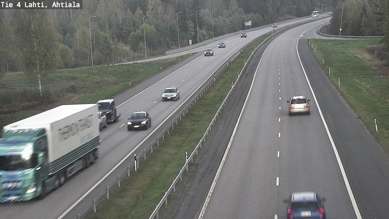 Weather Camera Image Väg 4 Lahti,, Lahti, Päijät-Häme