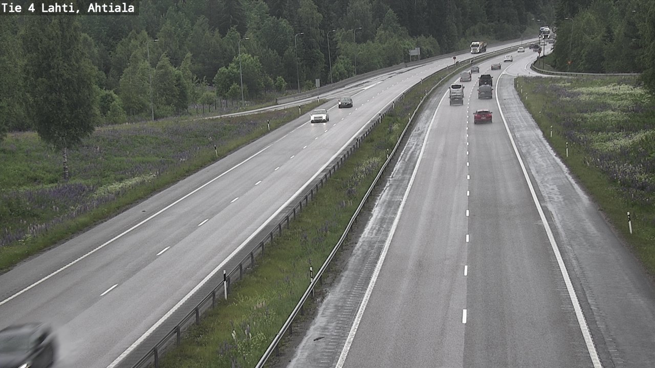 Weather Camera Image Väg 4 Lahti,, Lahti, Päijät-Häme