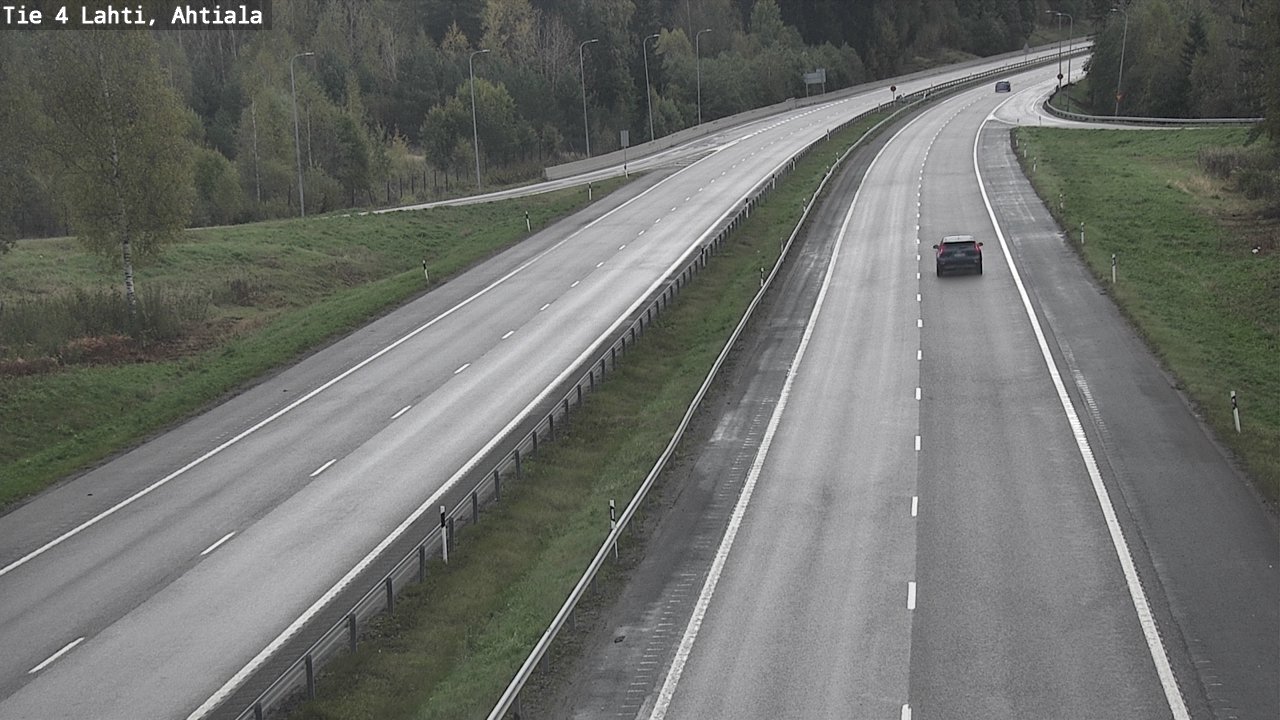 Weather Camera Image Väg 4 Lahti,, Lahti, Päijät-Häme