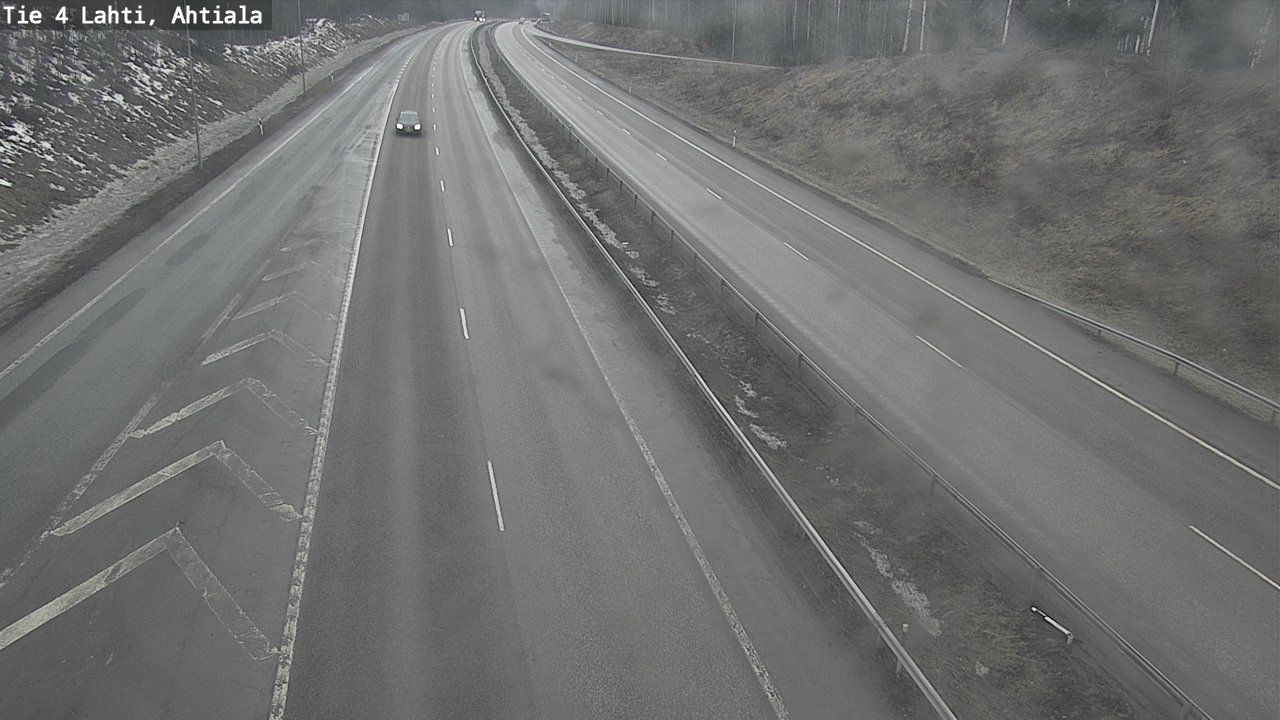 Weather Camera Image Väg 4 Lahti,, Lahti, Päijät-Häme