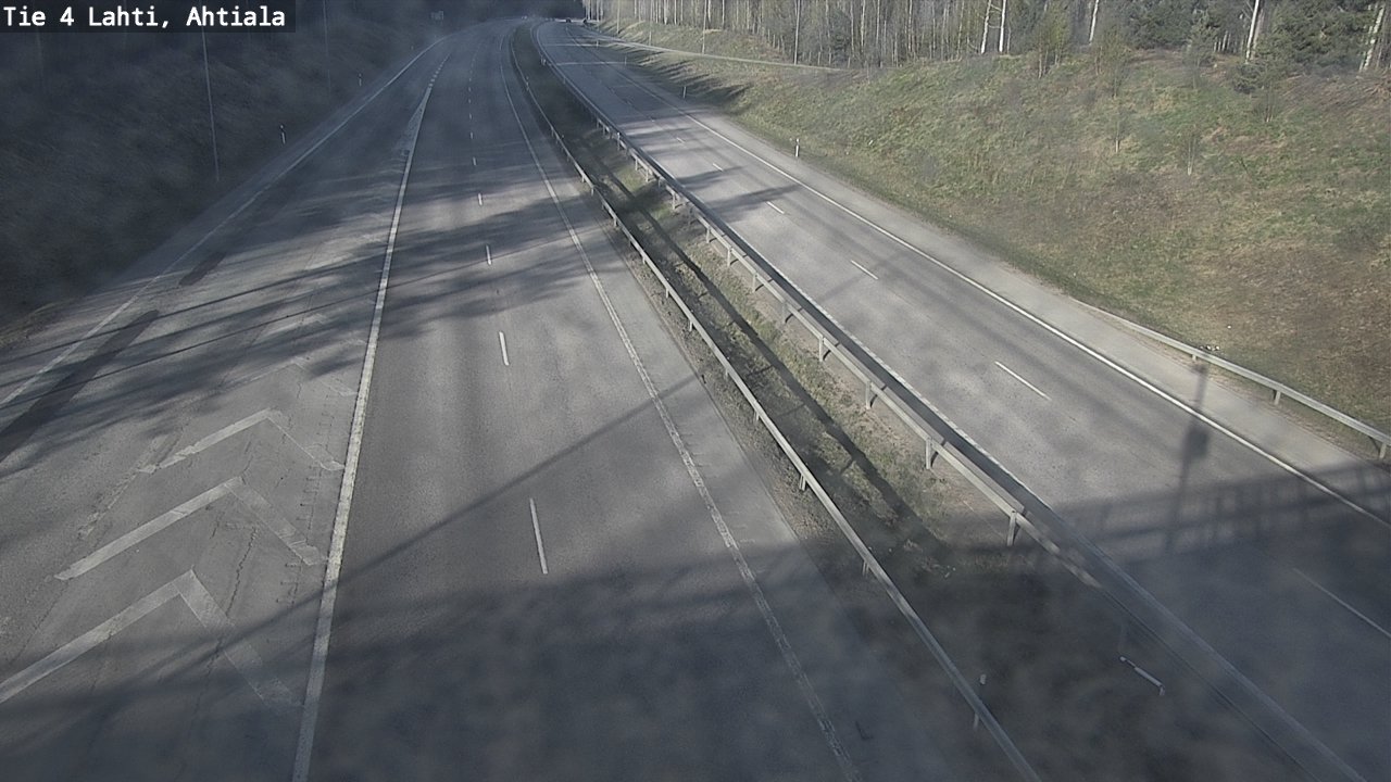 Weather Camera Image Road 4 Lahti, Ahtiala, Lahti, Päijät-Häme