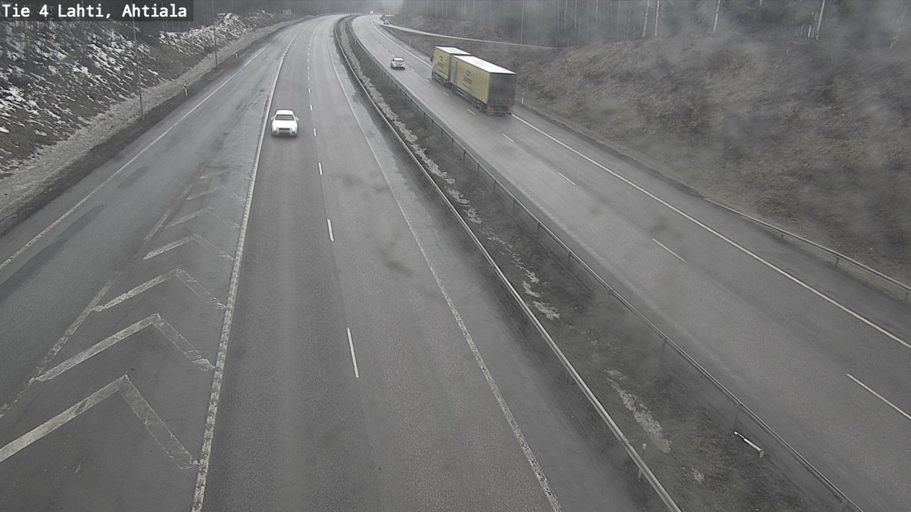 Weather Camera Image Väg 4 Lahti,, Lahti, Päijät-Häme