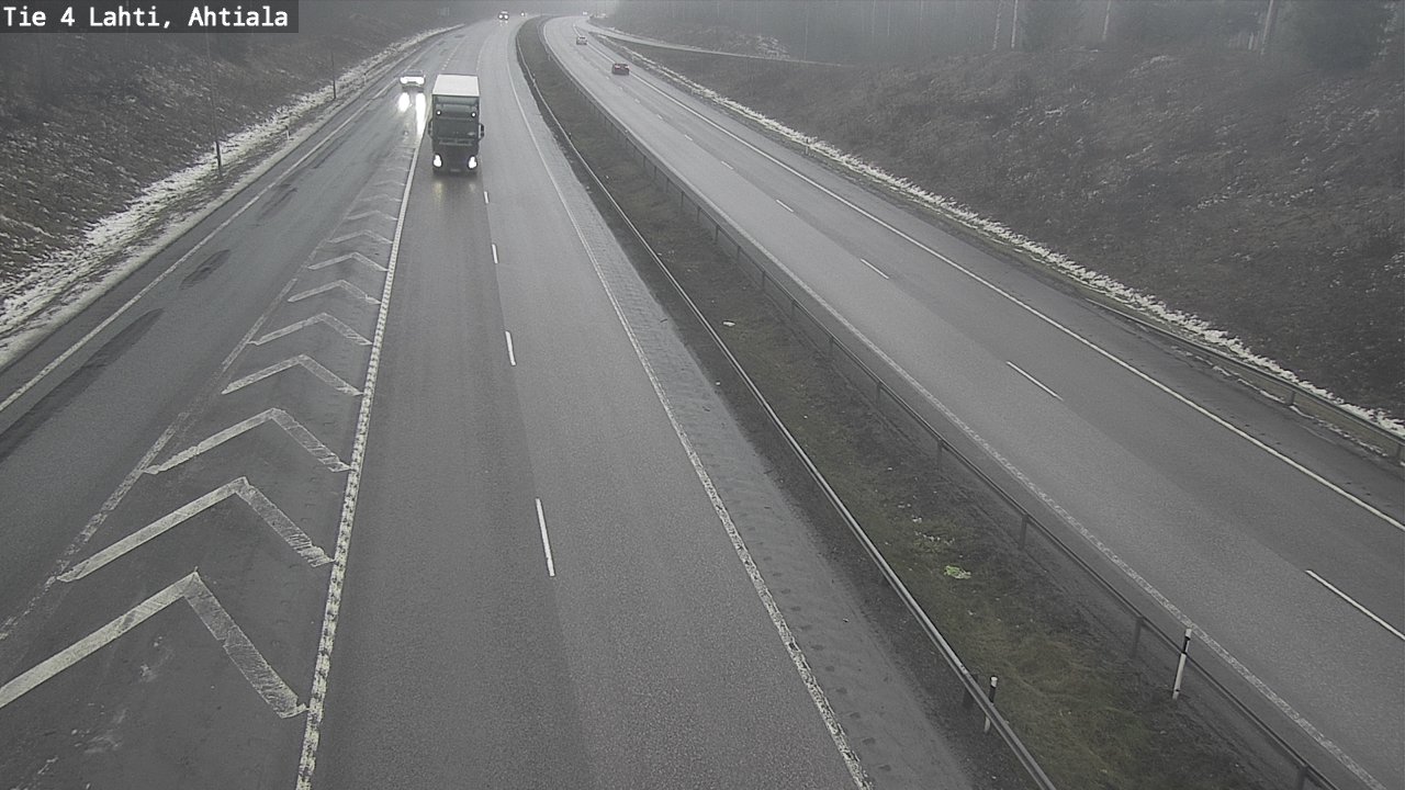 Weather Camera Image Väg 4 Lahti,, Lahti, Päijät-Häme