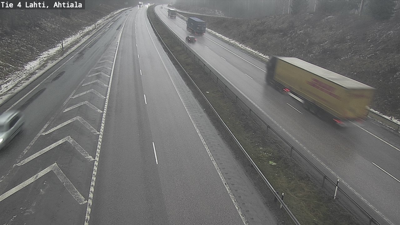 Weather Camera Image Väg 4 Lahti,, Lahti, Päijät-Häme
