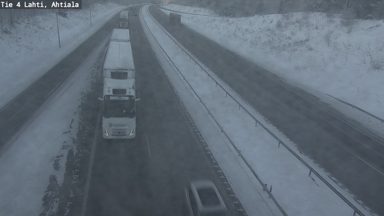 Weather Camera Image Väg 4 Lahti,, Lahti, Päijät-Häme