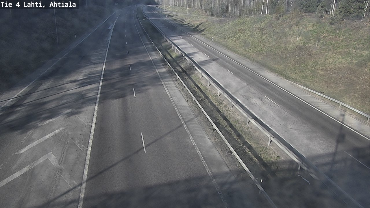 Weather Camera Image Väg 4 Lahti,, Lahti, Päijät-Häme