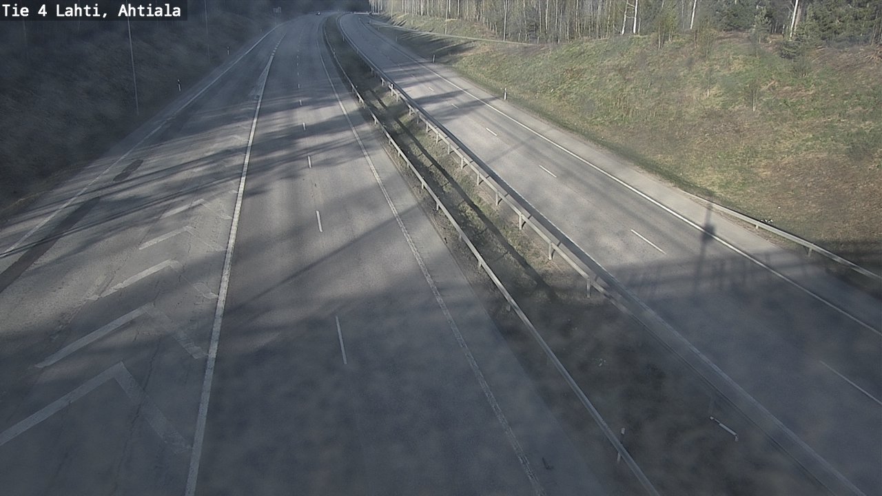 Weather Camera Image Road 4 Lahti, Ahtiala, Lahti, Päijät-Häme