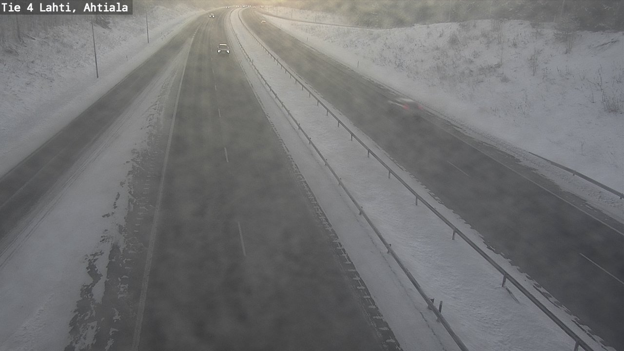 Weather Camera Image Väg 4 Lahti,, Lahti, Päijät-Häme