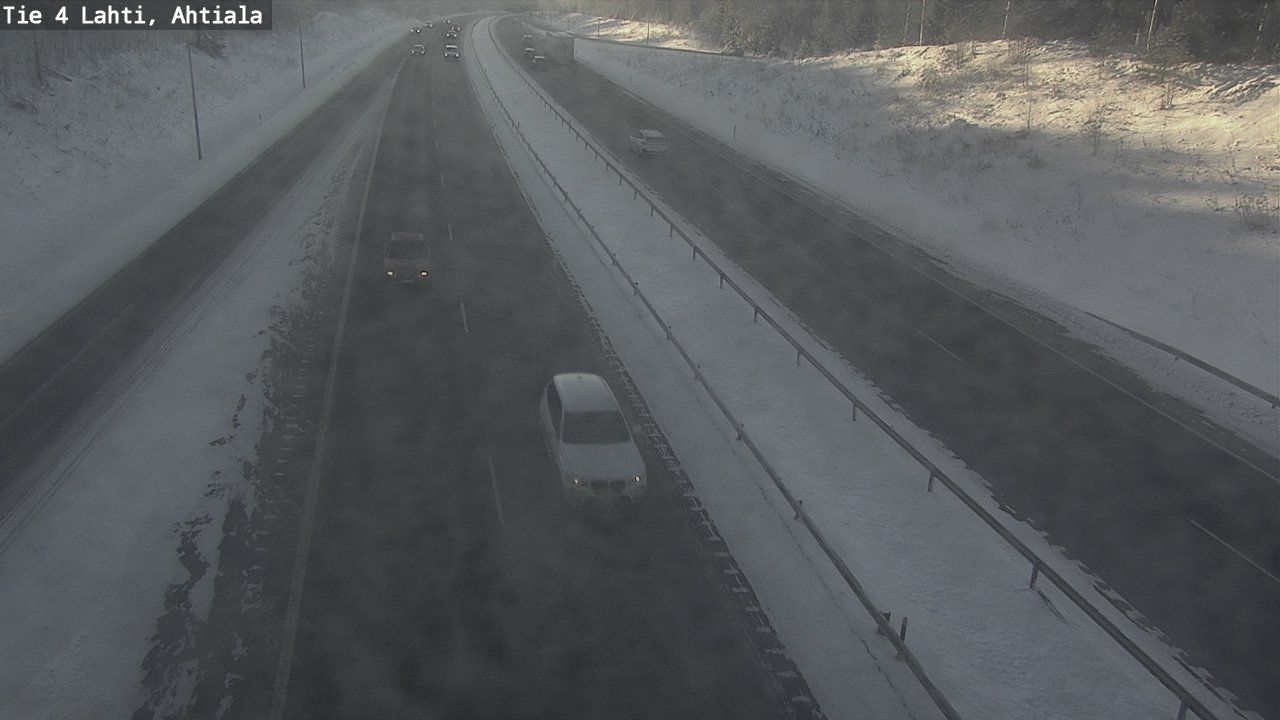 Weather Camera Image Väg 4 Lahti,, Lahti, Päijät-Häme