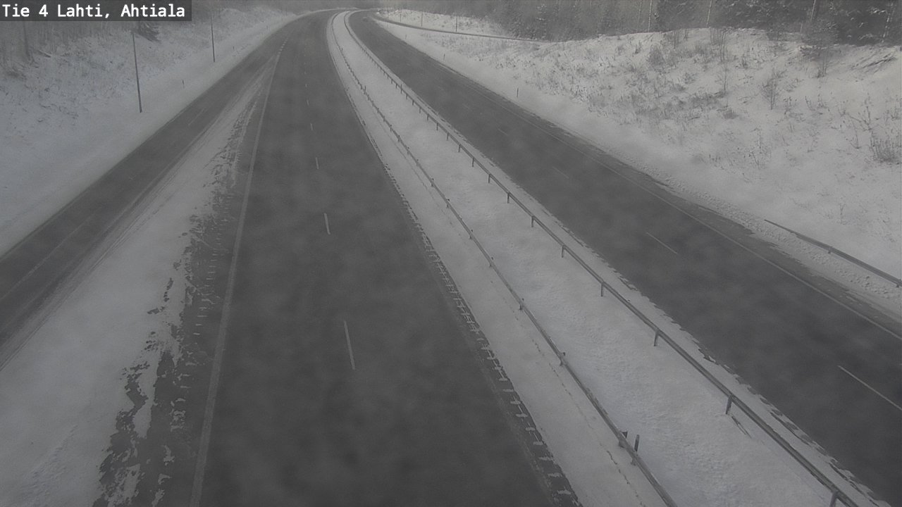 Weather Camera Image Väg 4 Lahti,, Lahti, Päijät-Häme