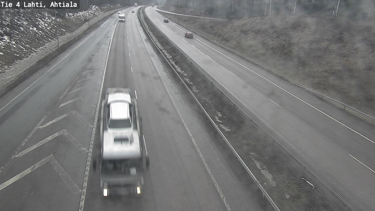 Weather Camera Image Väg 4 Lahti,, Lahti, Päijät-Häme