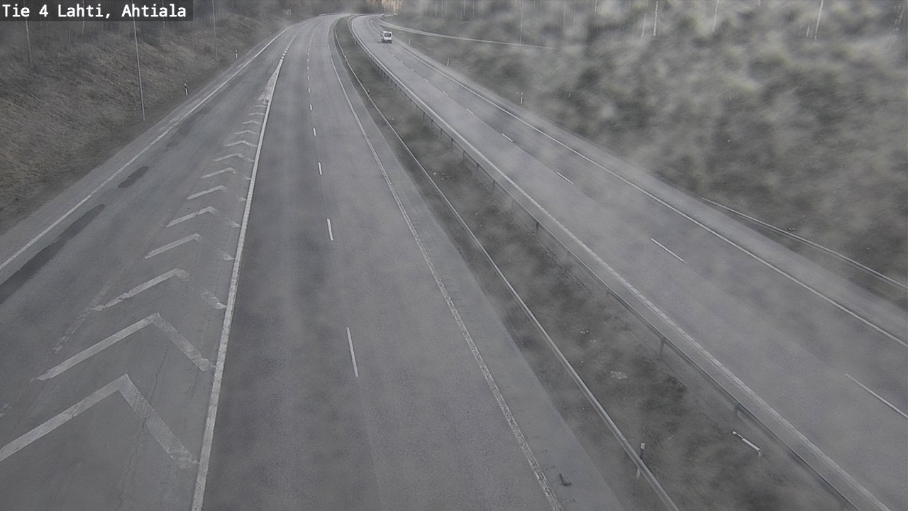 Weather Camera Image Väg 4 Lahti,, Lahti, Päijät-Häme