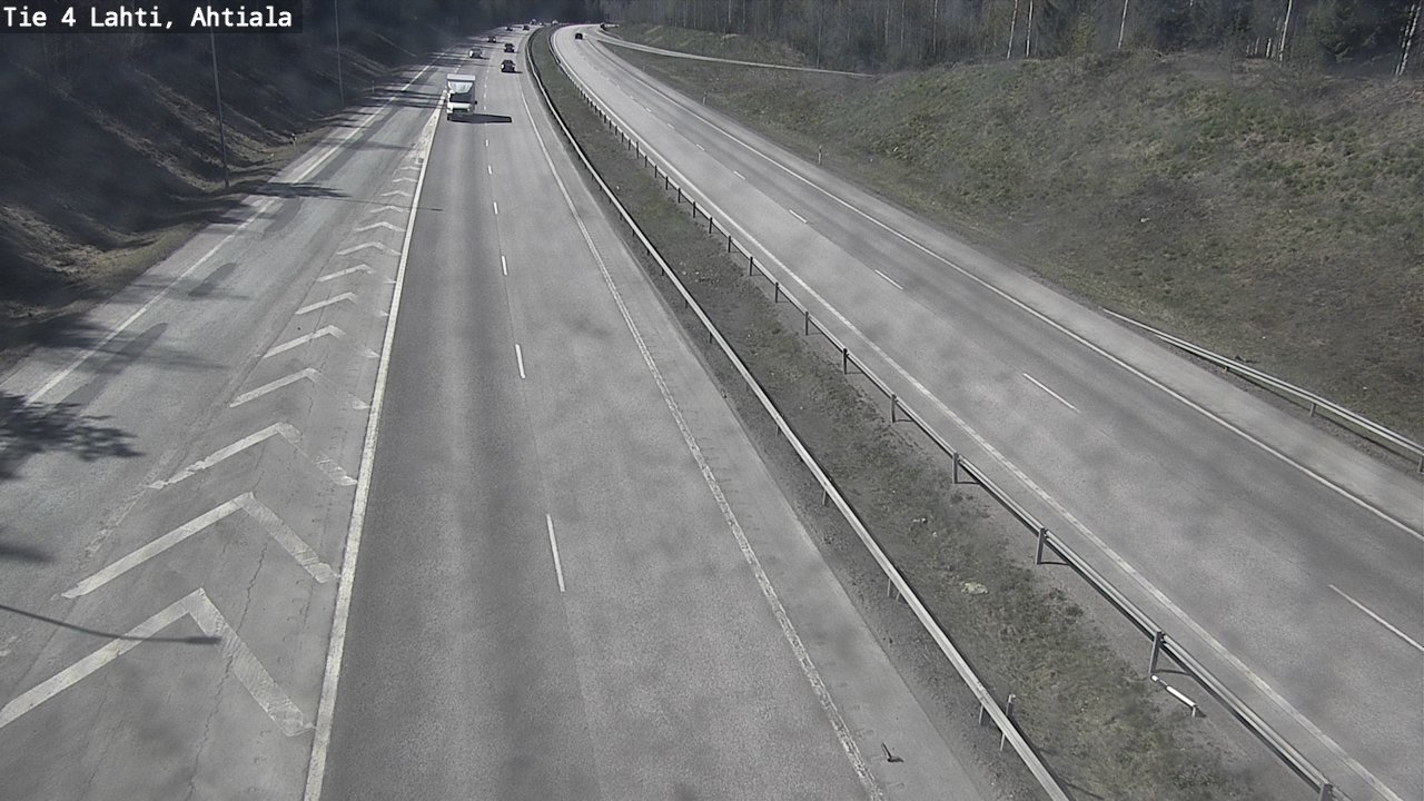 Weather Camera Image Väg 4 Lahti,, Lahti, Päijät-Häme
