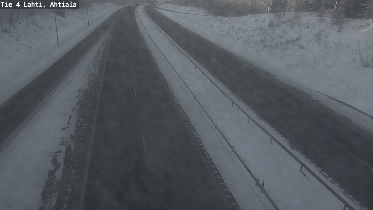 Weather Camera Image Väg 4 Lahti,, Lahti, Päijät-Häme